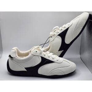 Avia W AV Lifestyle SNKR White Women’s Size 7 Lace Up Memory Foam Comfort NWT